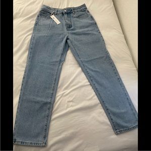 High waisted mom jeans